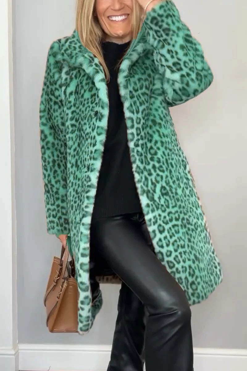 Manteau Léopardia – Manteau mi‑long