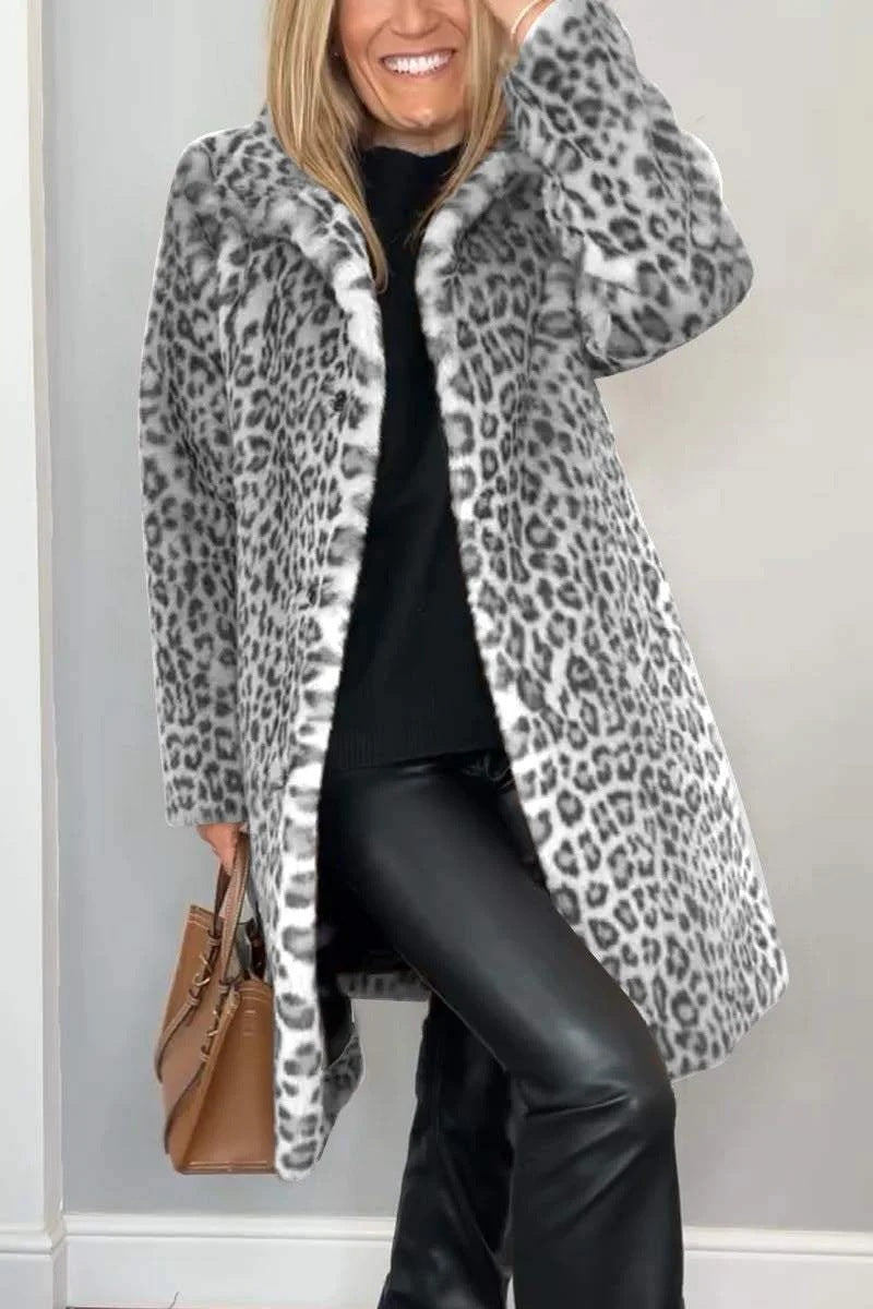 Manteau Léopardia – Manteau mi‑long