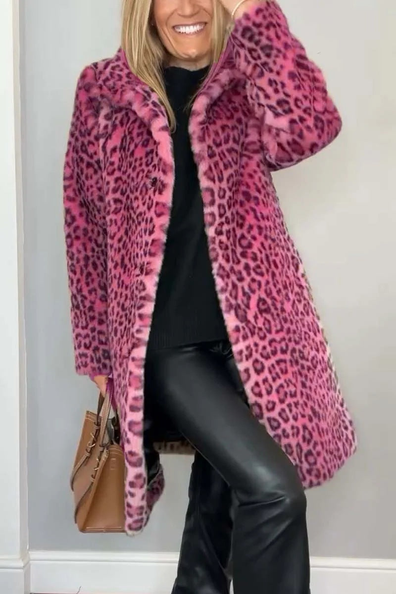 Manteau Léopardia – Manteau mi‑long
