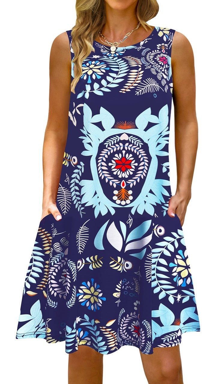 Robe Gilet Imprimée