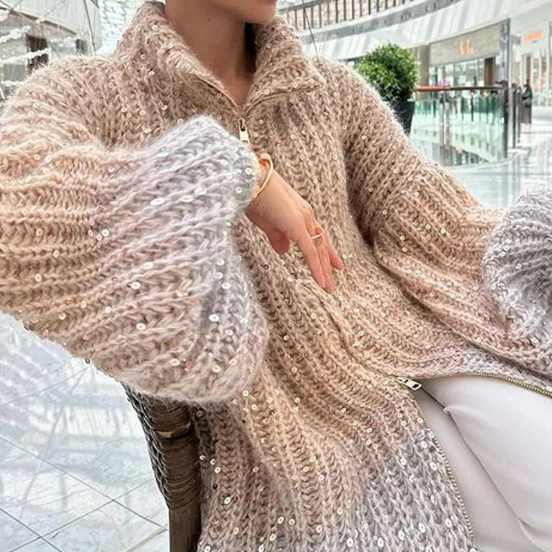 Manteau Stella – Veste  chic à sequins