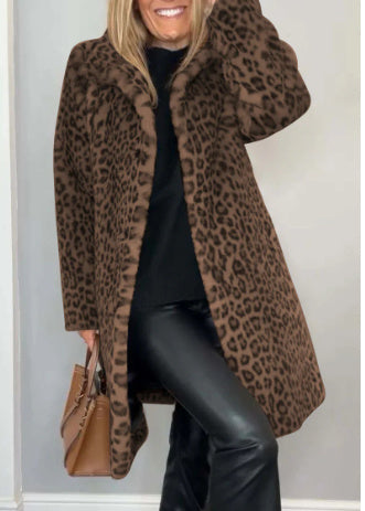 Manteau Léopardia – Manteau mi‑long