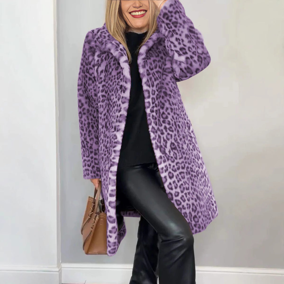 Manteau Léopardia – Manteau mi‑long