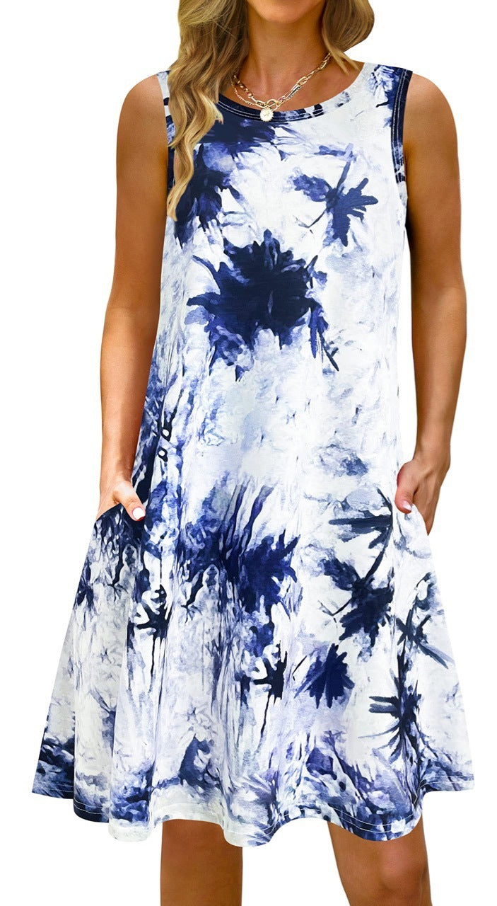 Robe Gilet Imprimée