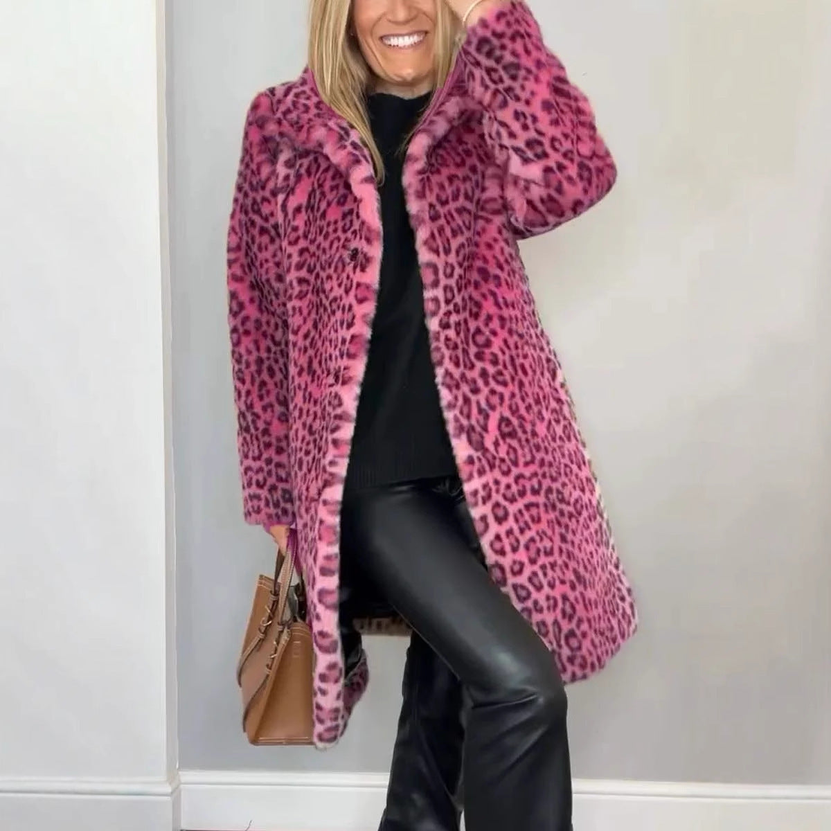 Manteau Léopardia – Manteau mi‑long