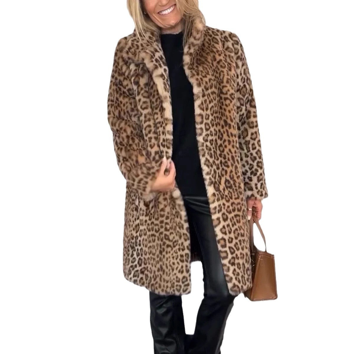 Manteau Léopardia – Manteau mi‑long