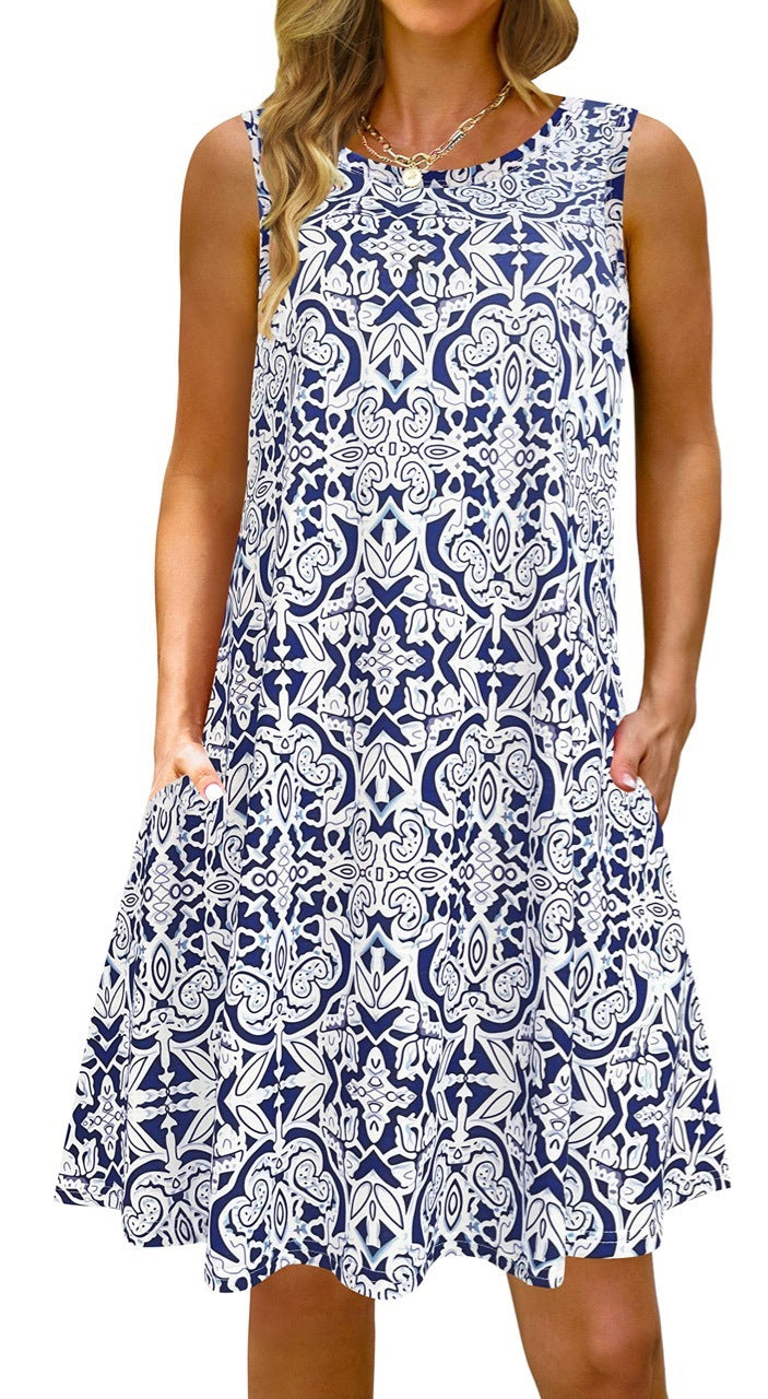 Robe Gilet Imprimée