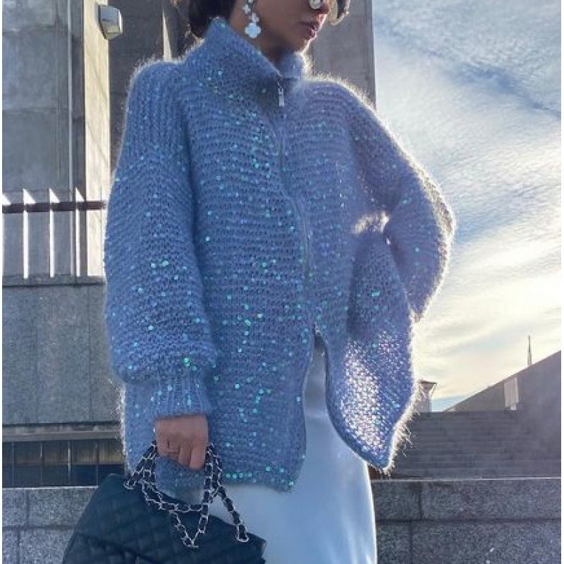 Manteau Stella – Veste  chic à sequins