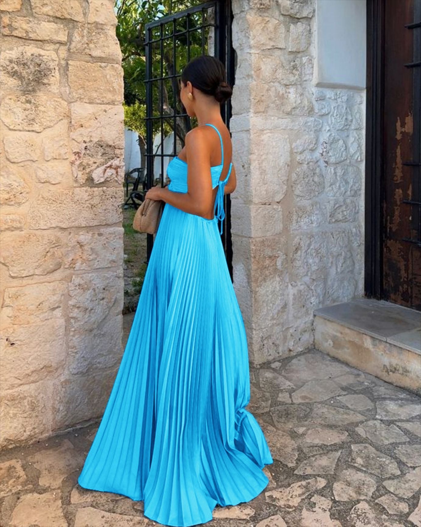 Robe Plissée de Soirée