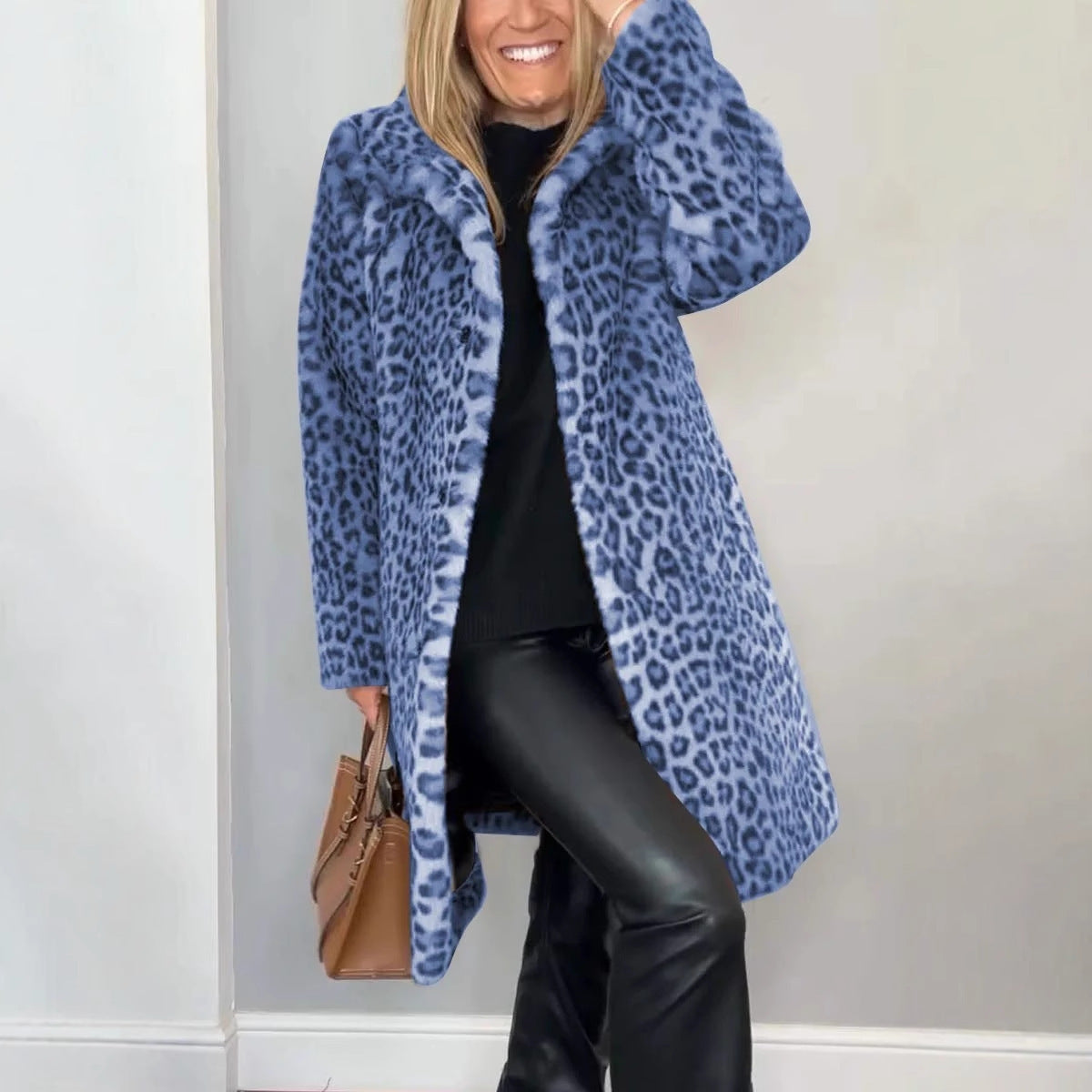 Manteau Léopardia – Manteau mi‑long
