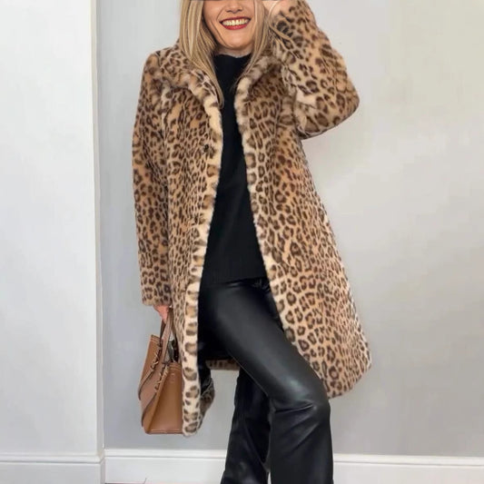 Manteau Léopardia – Manteau mi‑long