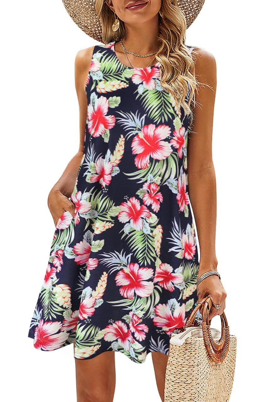 Robe Gilet Imprimée