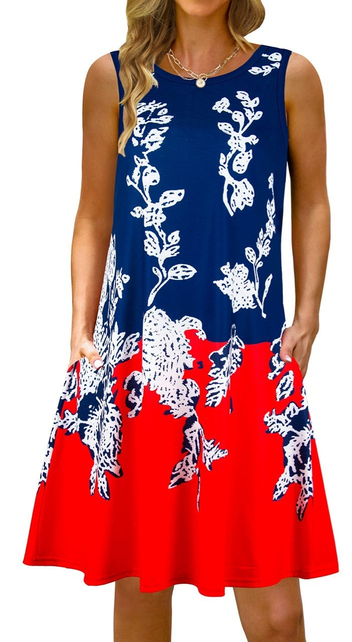 Robe Gilet Imprimée