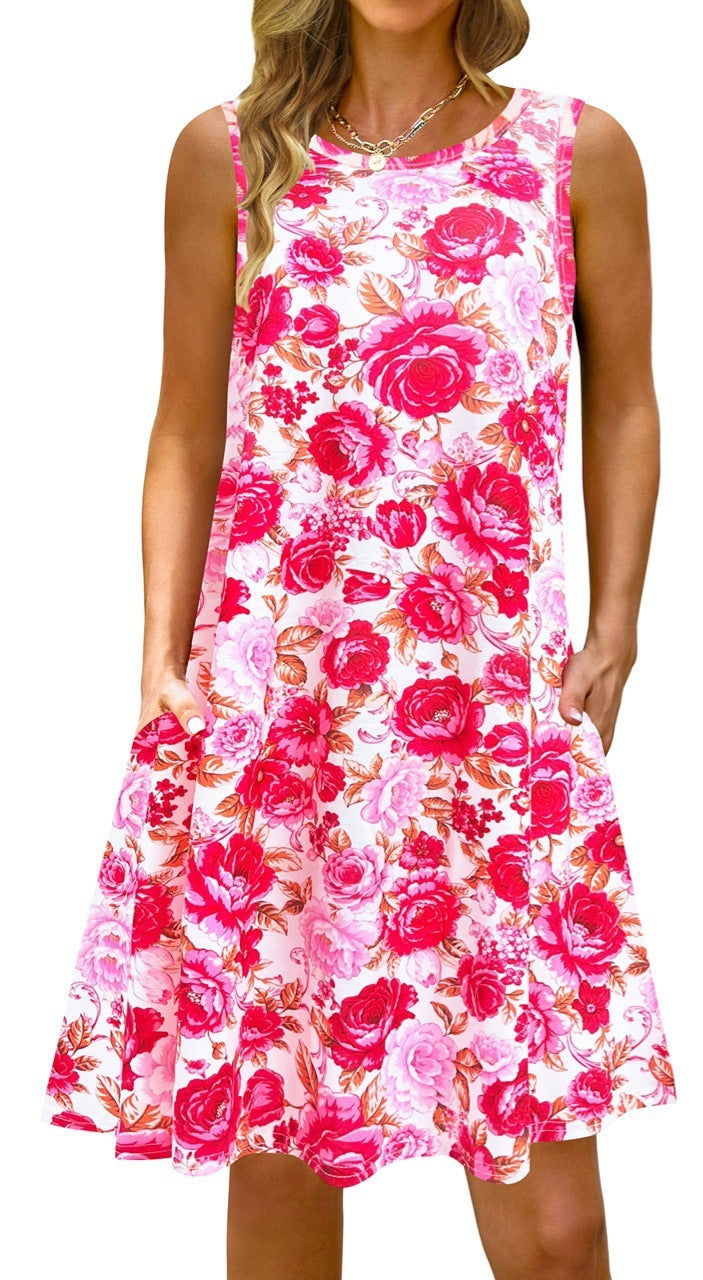 Robe Gilet Imprimée