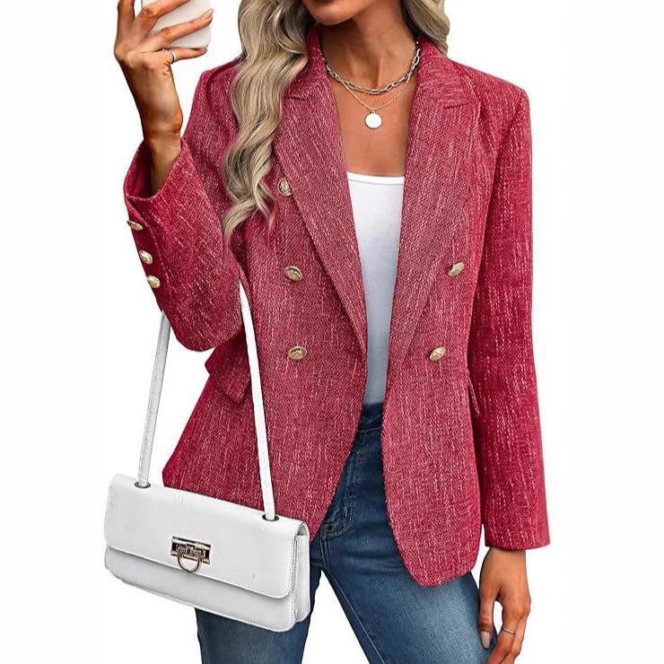 Tailleur Sofia – Ensemble uni style automnal épuré