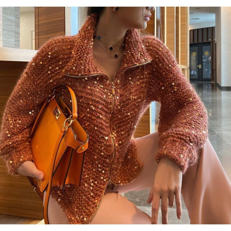 Manteau Stella – Veste  chic à sequins