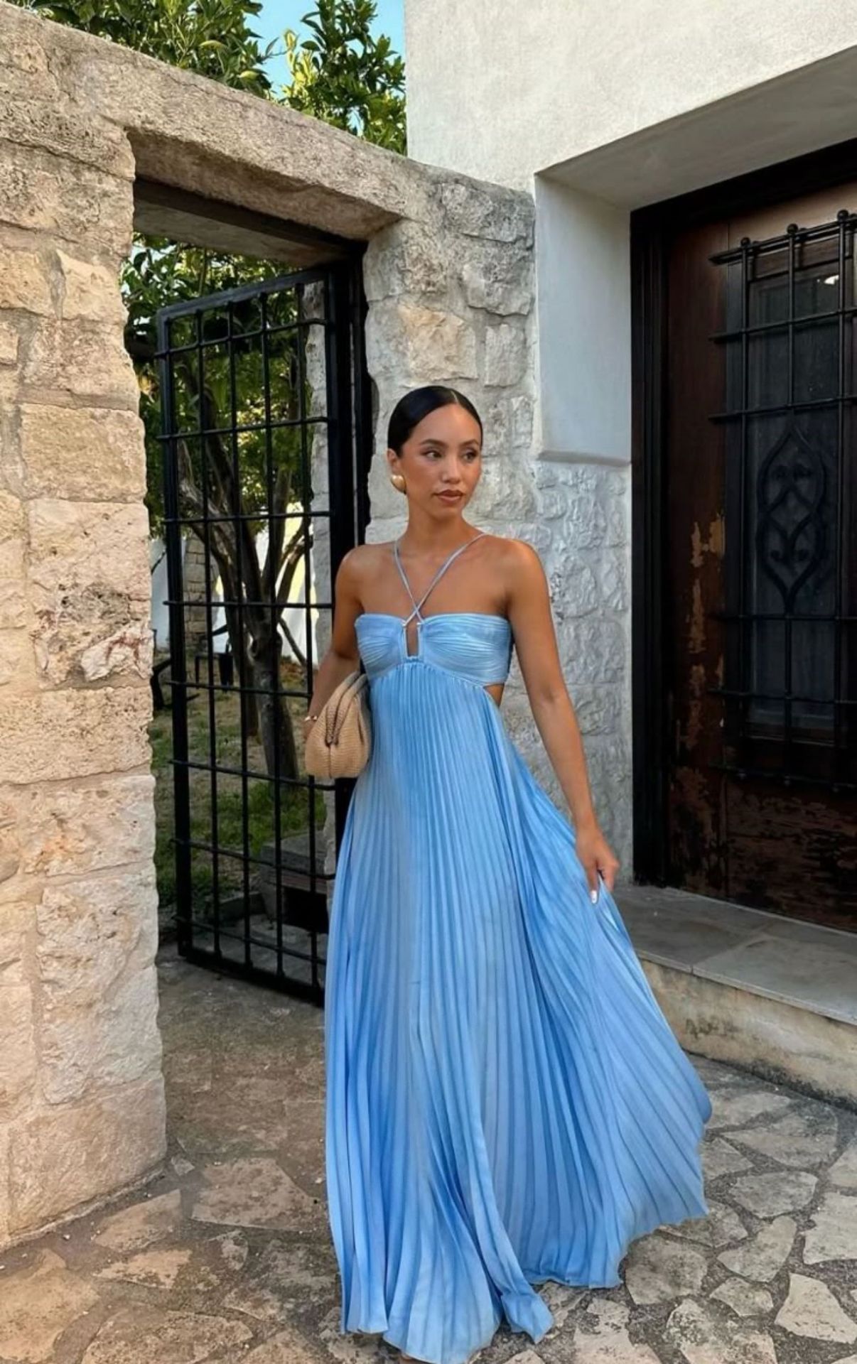 Robe Plissée de Soirée