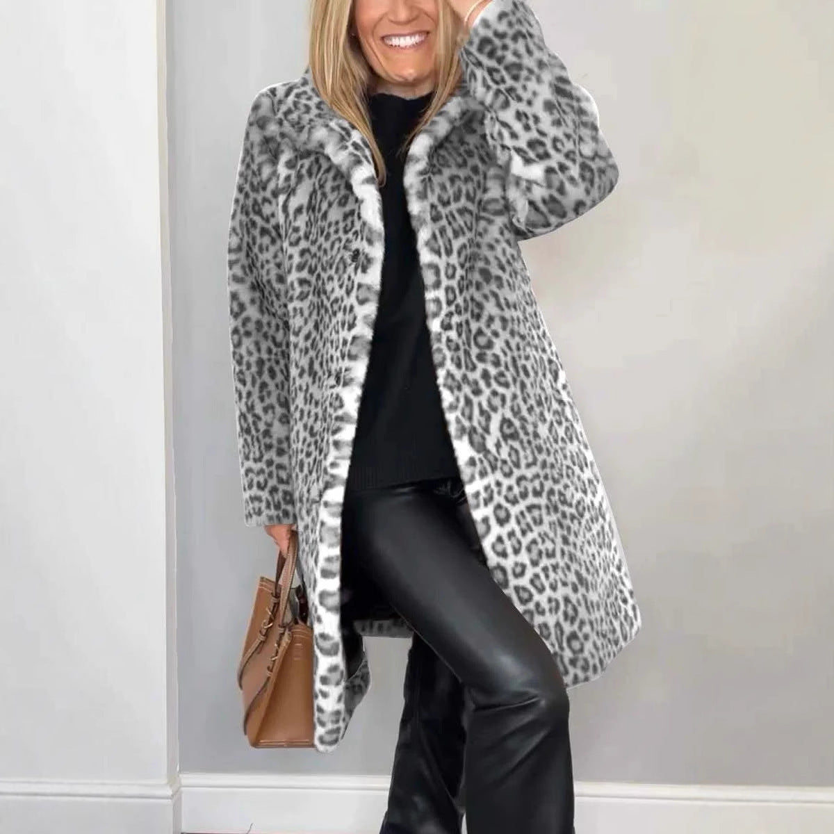 Manteau Léopardia – Manteau mi‑long