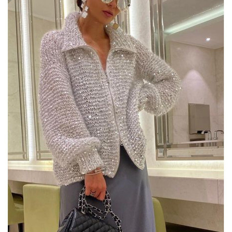Manteau Stella – Veste  chic à sequins