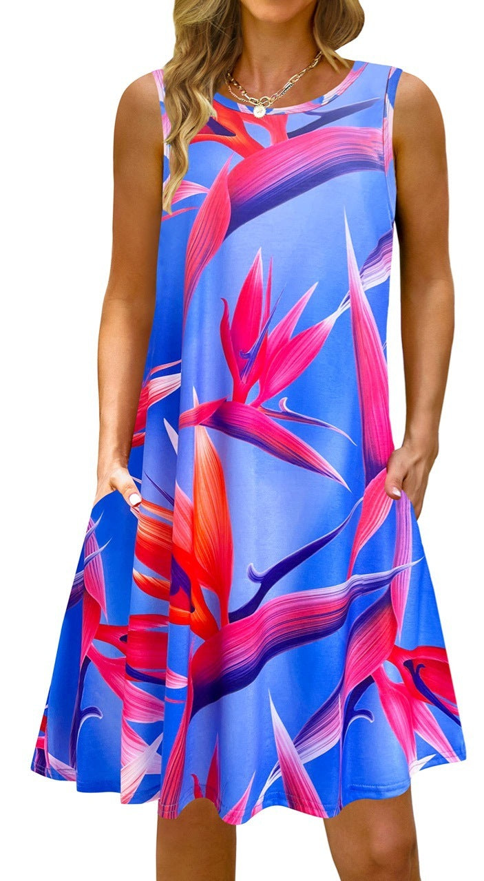 Robe Gilet Imprimée