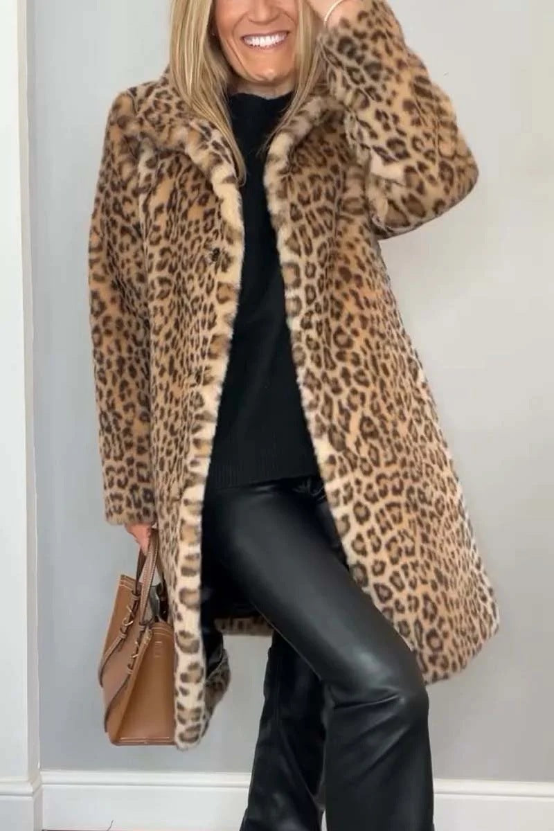 Manteau Léopardia – Manteau mi‑long