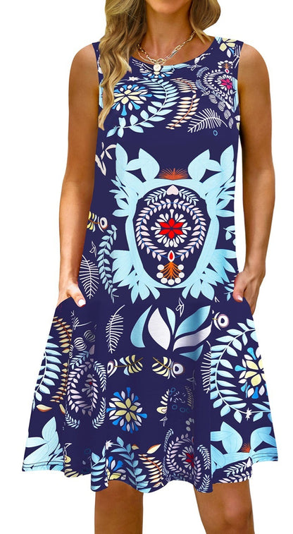 Robe Gilet Imprimée