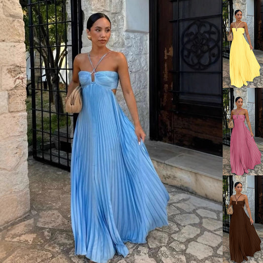 Robe Plissée de Soirée