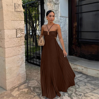 Robe Plissée de Soirée