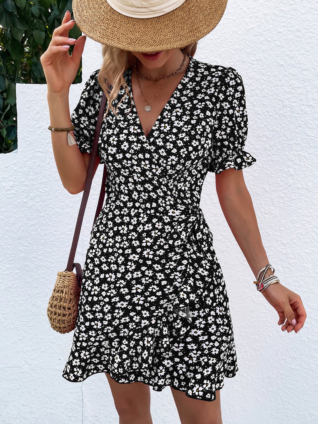 Robe Courte Florale
