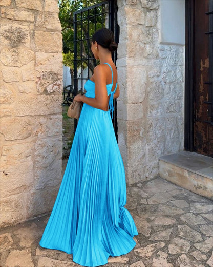 Robe Plissée de Soirée
