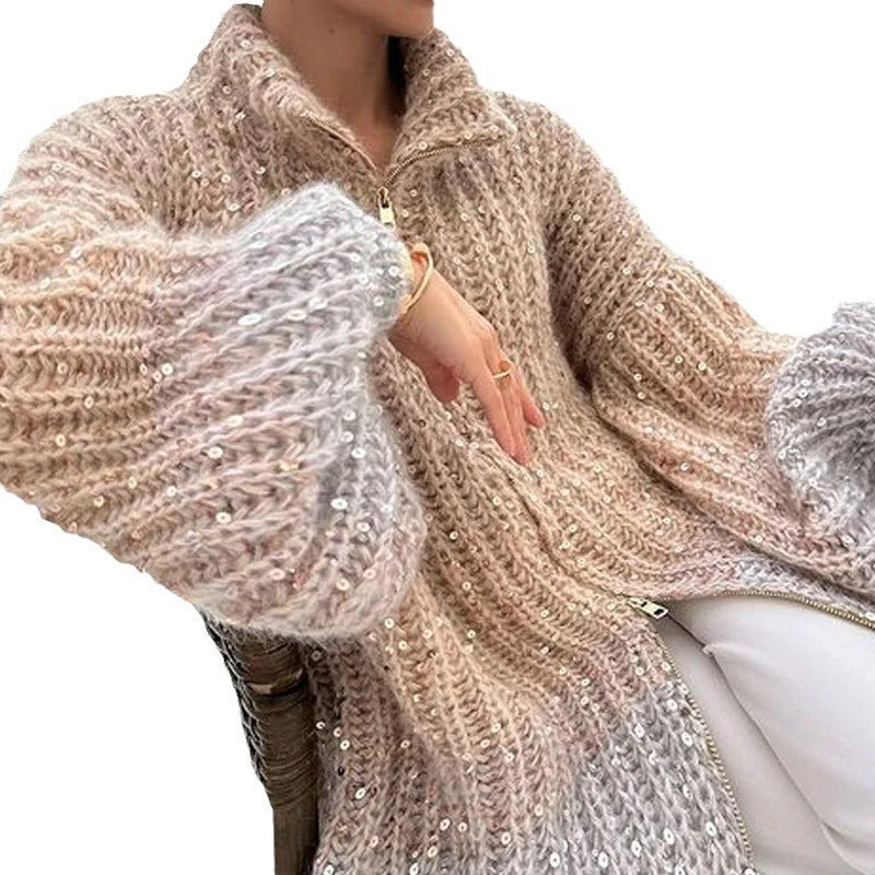 Manteau Stella – Veste  chic à sequins