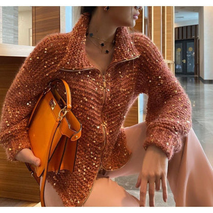 Manteau Stella – Veste  chic à sequins