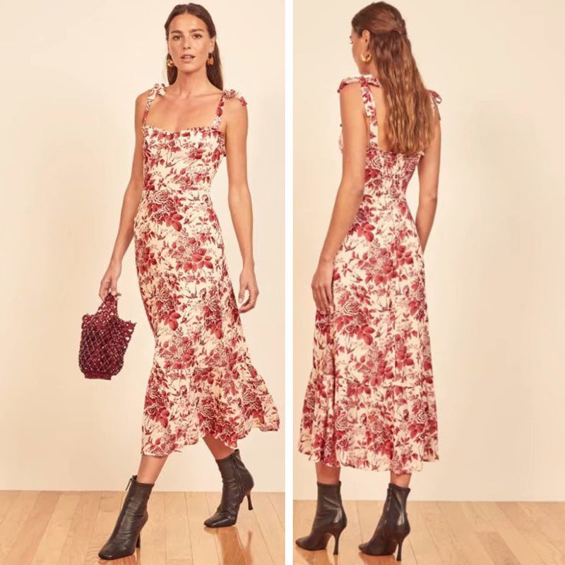 Robe Longue Façon Porcelaine