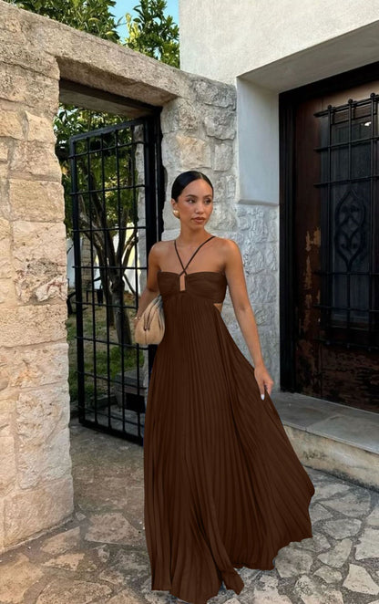 Robe Plissée de Soirée