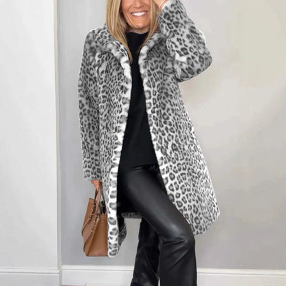 Manteau Léopardia – Manteau mi‑long