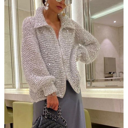 Manteau Stella – Veste  chic à sequins
