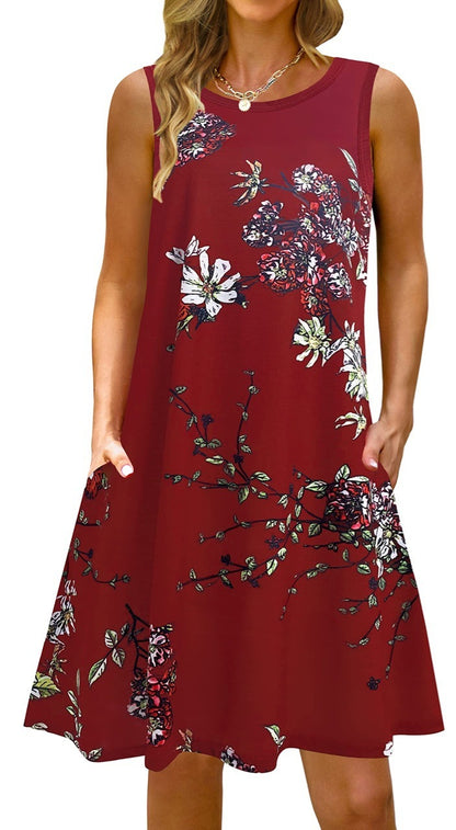 Robe Gilet Imprimée