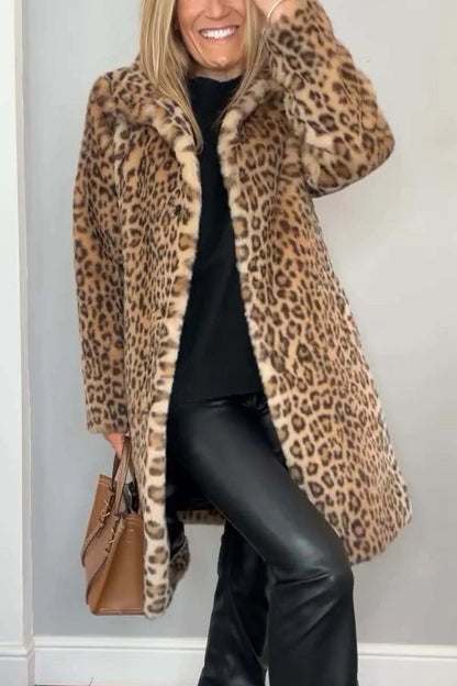 Manteau Léopardia – Manteau mi‑long