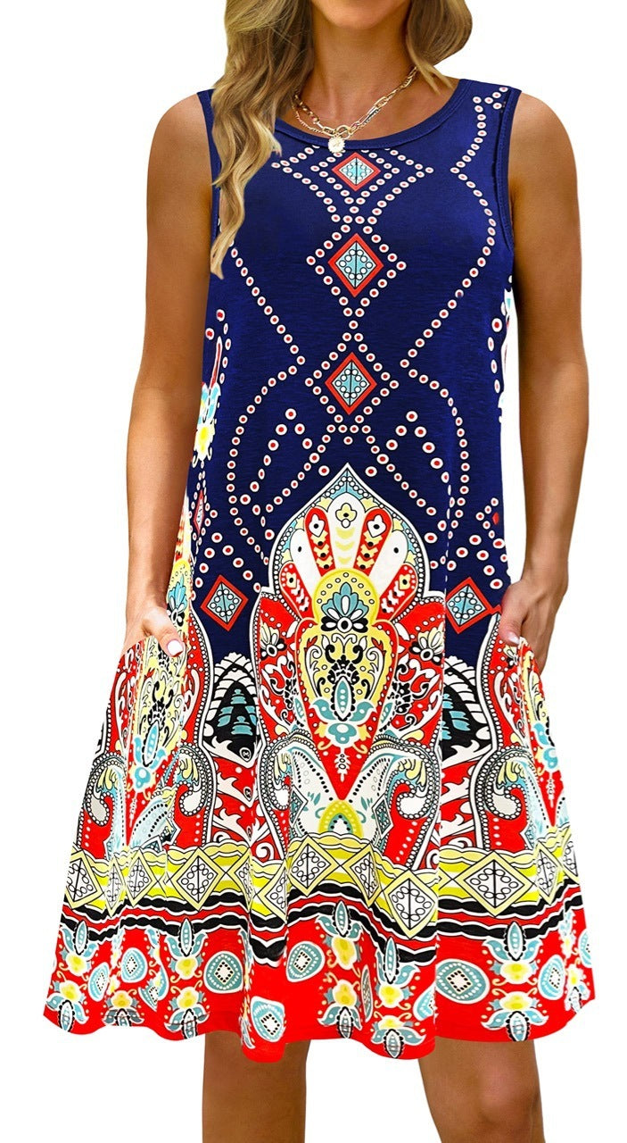 Robe Gilet Imprimée