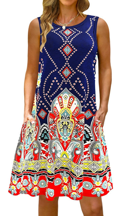 Robe Gilet Imprimée