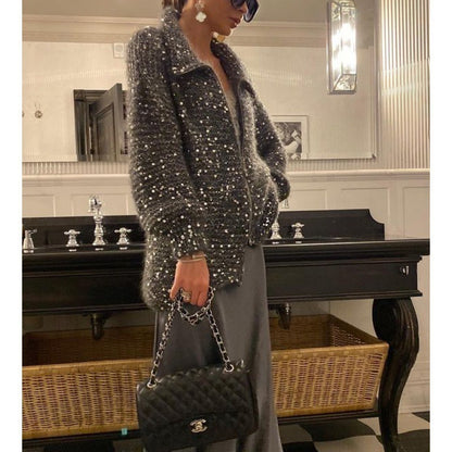 Manteau Stella – Veste  chic à sequins