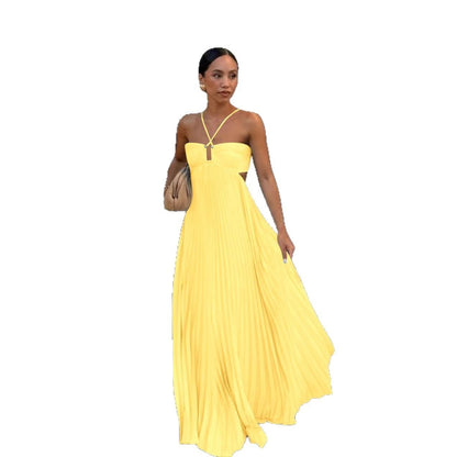 Robe Plissée de Soirée